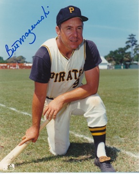 Bill Mazeroski Autographed Pittsburgh Pirates 8x10 Photo - Hall of Famer

