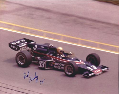 Bob Hasky Autographed Racing 8x10 Photo
