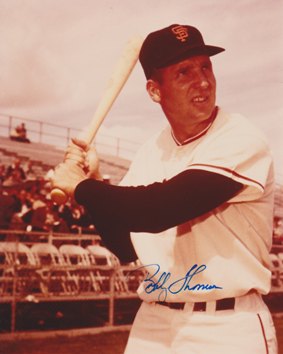 Bobby Thomson Autographed San Francisco Giants 8x10 Photo - Deceased

