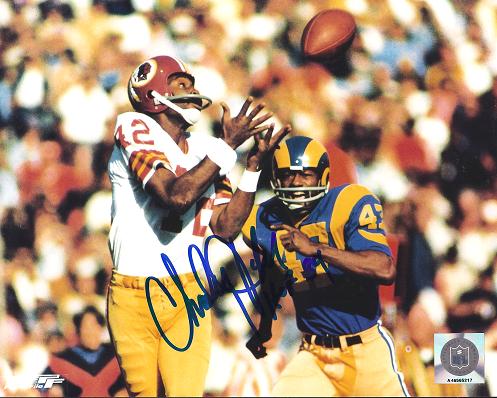 Charlie Taylor Autographed Washington Redskins 8x10 Photo ~ Hall of Famer
