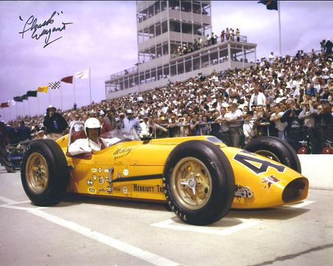 Chuck Weyant Autographed Racing 8x10 Photo
