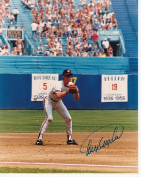 Cory Snyder Autographed Cleveland Indians 8x10 Photo
