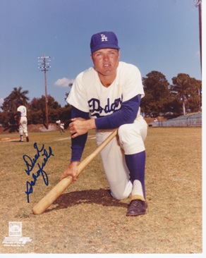 Dick Schofield Autographed Los Angeles Dodgers 8x10 Photo
