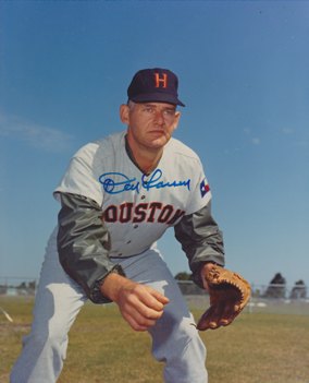 Don Larsen Autographed Houston Astros 8x10 Photo
