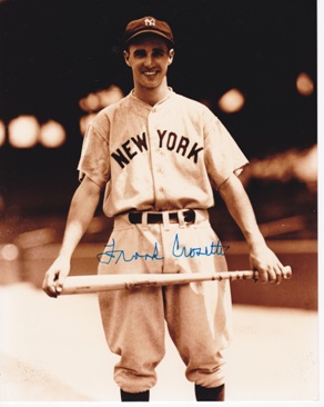 Frank Crosetti Autographed New York Yankees 8x10 Photo - Deceased 17x World Series Champion
