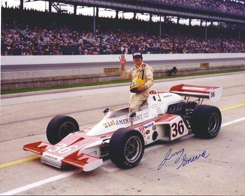 Jerry Sneva Autographed Racing 8x10 Photo
