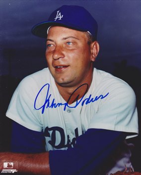 Johnny Podres Autographed Los Angeles Dodgers 8x10 Photo
