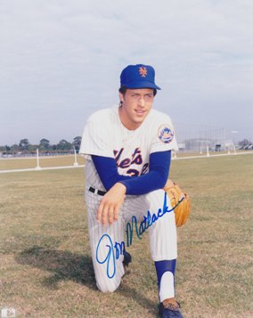 Jon Matlack Autographed New York Mets 8x10 Photo
