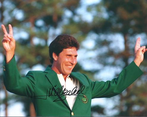 Jose Maria Olazabal Autographed Golf 8x10 Photo
