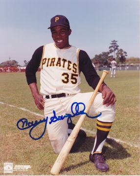 Manny Sanguillen Autographed Pittsburgh Pirates 8x10 Photo

