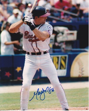 Mike DeRosa Autographed Atlanta Braves 8x10 Photo
