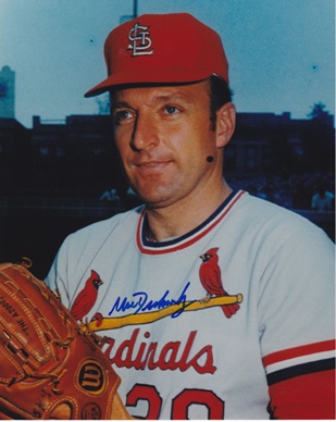 Moe Drabowsky Autographed St Louis Cardinals 8x10 Photo - Deceased
