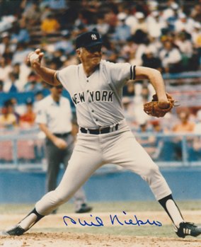 Phil Niekro Autographed New York Yankees 8x10 Photo
