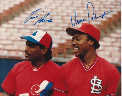 Tim Raines and Vince Coleman Autographed All Stars 8x10 Photo

