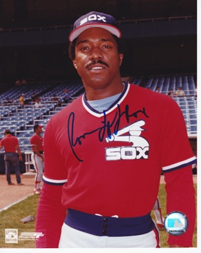 Ron LeFlore Autographed Chicago White Sox 8x10 Photo
