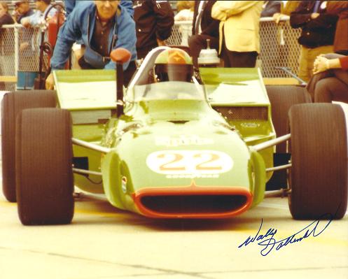 Wally Dallenbach Autographed Racing 8x10 Photo
