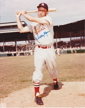 Wally Moon Autographed St Louis Cardinals 8x10 Photo
