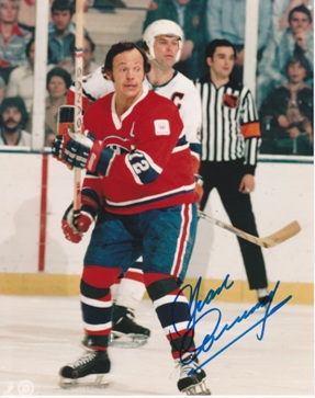 Yvan Cournoyer Autographed Montreal Canadians 8x10 Photo - Hall of Famer
