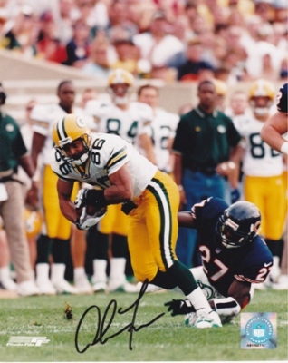 Antonio Freeman Autographed Green Bay Packers 8x10 Photo - Super Bowl 31 Champion
