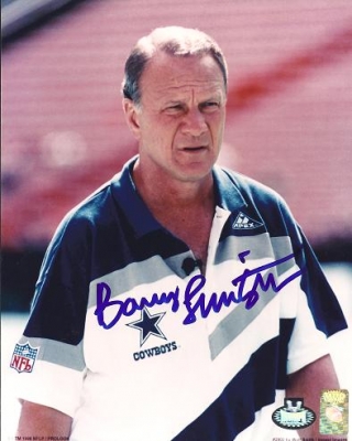 Barry Switzer Autographed Dallas Cowboys 8x10 Photo 
