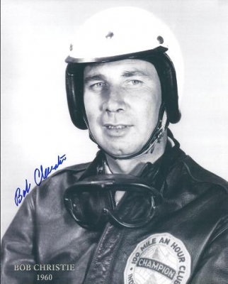Bob Christie Autographed Racing 8x10 Photo
