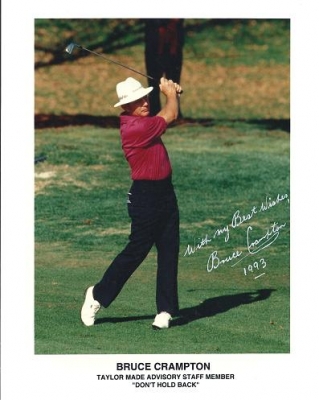 Bruce Crampton Autographed Golf 8x10 Photo
