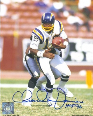 Charlie Joiner Autographed San Diego Chargers 8x10 Photo ~ Hall of Famer

