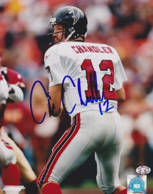 Chris Chandler Autographed Atlanta Falcons 8x10 Photo
