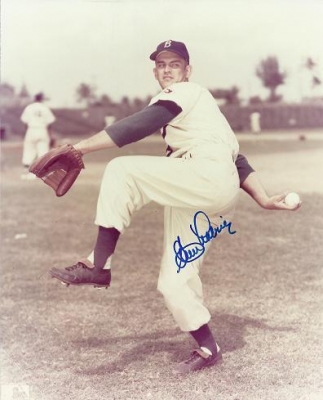 Clem Labine Autographed Brooklyn Dodgers 8x10 Photo (Deceased)
