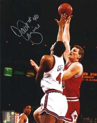 Dave Corzine Autographed Chicago Bulls 8x10 Photo
