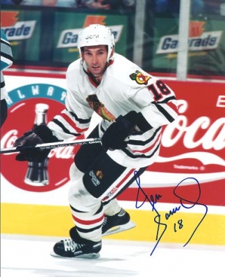 Dennis Savard Autographed Chicago Blackhawks 8x10 Photo

