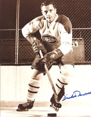 Dickie Moore Autographed Montreal Canadians 8x10 Photo ~ Hall of Famer
