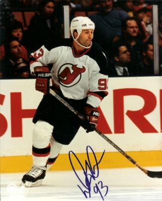 Doug Gilmour Autographed New Jersey Devils 8x10 Photo
