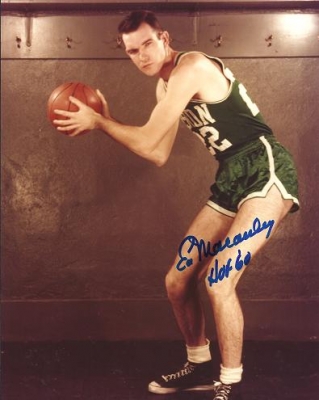 Ed MacCauley Autographed Boston Celtics 8x10 Photo ~ Hall of Famer
