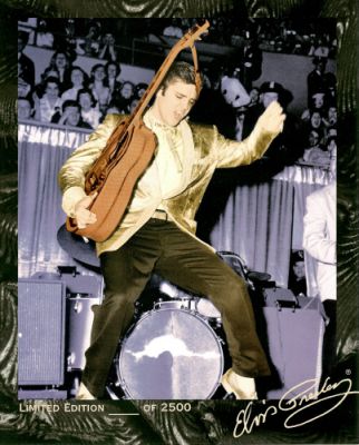 Elvis Presley "King of Rock-n-Roll"
The King.  
Keywords: king elvis pressley 8x10 photo