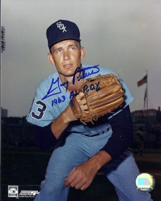 Gary Peters Autographed Chicago White Sox 8x10 Photo with "1963 AL ROY" Inscription
