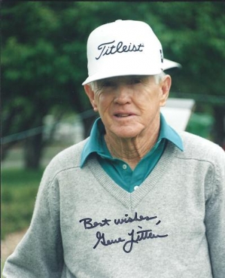 Gene Littler Autographed Golf 8x10 Photo
