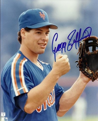 Gregg Jeffries Autographed New York Mets 8x10 Photo
