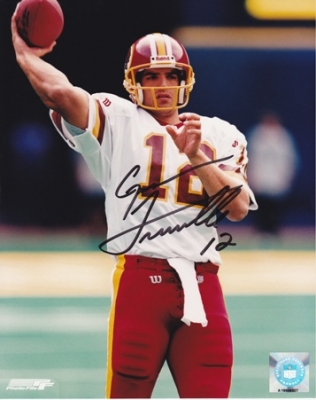 Gus Frerotte Autographed Washington Redskins 8x10 Photo
