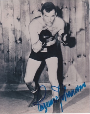Ingemar Johanssen Autographed Boxing 8x10 Photo
