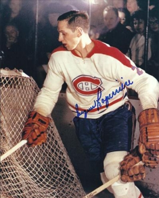 Jacques LaPierriere Autographed Montreal Canadians 8x10 Photo ~ Hall of Famer
