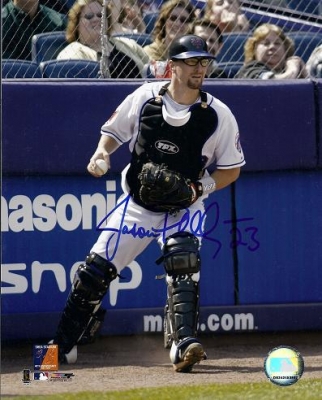 Jason Phillips Autographed New York Mets 8x10 Photo
