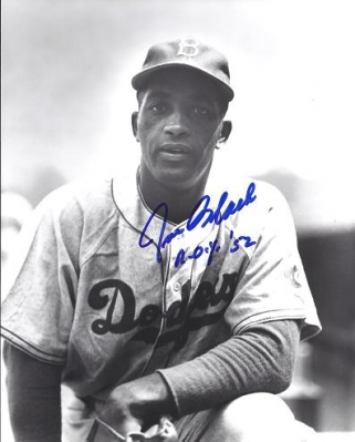 Joe Black Autographed Brooklyn Dodgers 8x10 Photo (Deceased) with ROY 52 inscription
