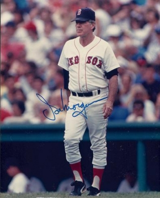 Joe Morgan Autographed Boston Red Sox Manager 8x10 Photo
