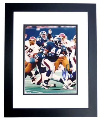 Keenan Rashard Autographed New York Giants 8x10 Photo BLACK CUSTOM FRAME 
