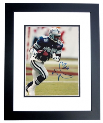 Kevin Williams Autographed Dallas Cowboys 8x10 Photo BLACK CUSTOM FRAME - 3x Super Bowl Champion
