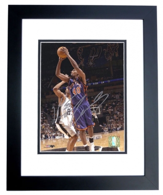 Kurt Thomas Autographed New York Knicks 8x10 Photo BLACK CUSTOM FRAME 
