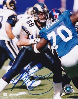 Kyle Turley Autographed St. Louis Rams 8x10 Photo

