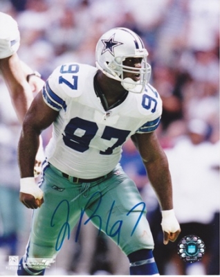 LaRoi Glover Autographed Dallas Cowboys 8x10 Photo
