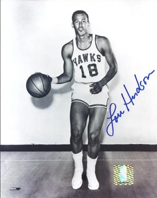 Lou Hudson Autographed St. Louis Hawks 8x10 Photo ~ Georgia Hall of Famer
